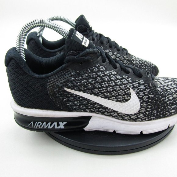 Nike Air Max Sequent 2 Athletic Shoes Womens Size 7.5 Laced Sneakers - Picture 1 of 6